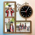 Dekoratif Fotoğraf Çerçeveli Duvar Saati